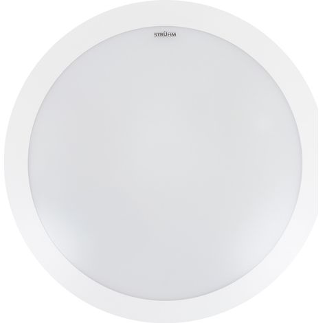 Plafoniera stagna tonda bianca 30cm 2xE27 IP65 Struhm (1/4)