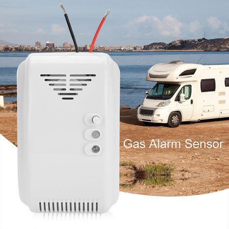 Détecteur de gaz naturel (propane, butane, GPL) pour camping-car, bateau, 12 V (1/5)