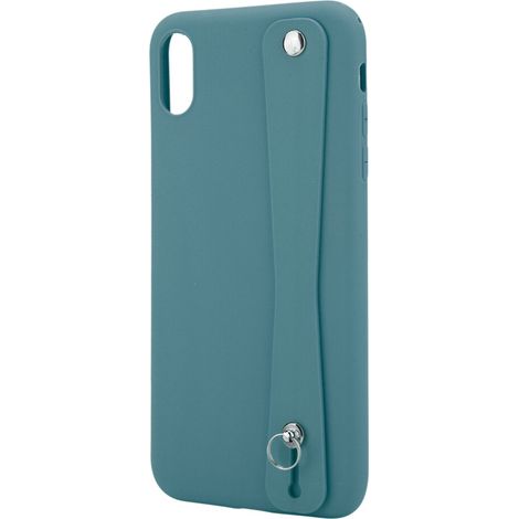 Una morbida custodia in microfibra per iPhone Xs Max, realizzata in silicone liquido di alta qualità resistente alle impronte digitali, che offre una protezione completa e bordi rialzati.