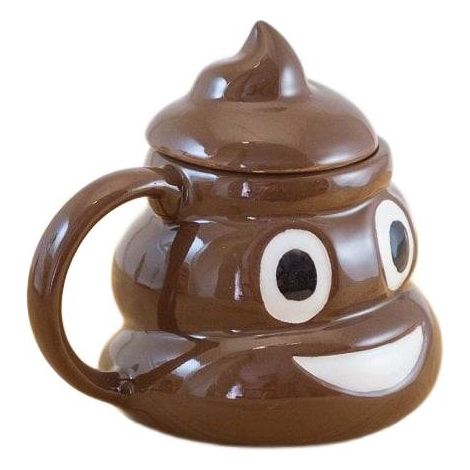 TAZA DE CERÁMICA MEME DE CACA EMOCIÓN PARA REGALO DE CUMPLEAÑOS PARA CAFÉ TÉ (1/3)