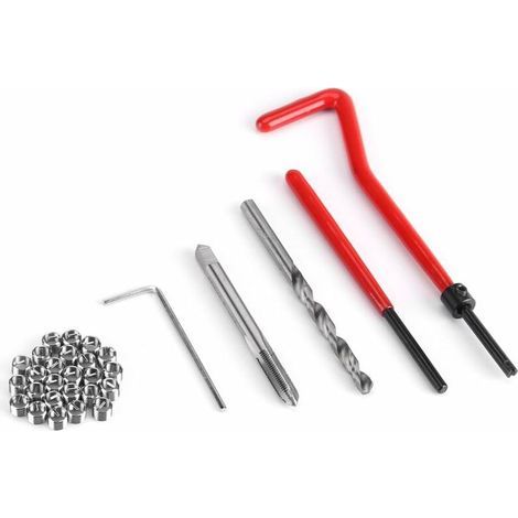 30 pièces M5 filetages de réparation compatibles avec outils à main pour réparation automatique de machine de perçage (M5) (1/5)