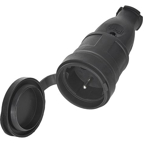 Enchufe de goma con tapa 16A IP44 (120) (1/3)