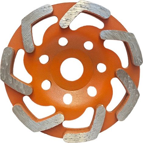 Universal Disque diamant 125mm à Meuler le Béton, Granit, Marbre, Maçonnerie, Briques. Meule diamantée pour Meuleuse d'angle (1/5)