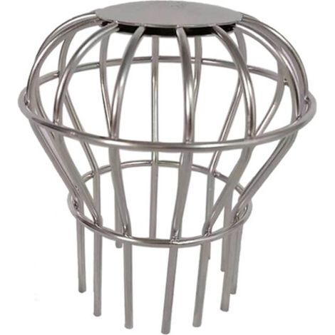 Protection gouttière contre rongeurs et débris – Grille inoxydable pour extérieur, crapaudine sphérique 103x115mm, installation facile (1/5)