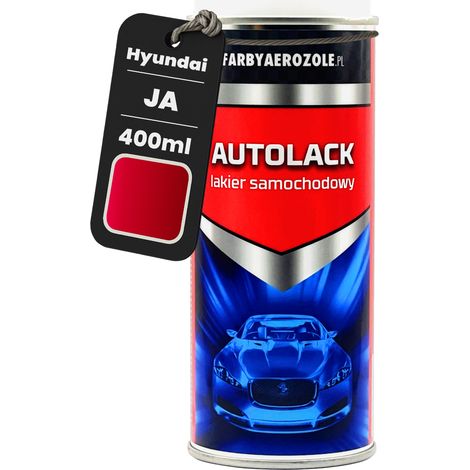 Pintura en aerosol para coche Hyundai JA Shine Red 400 ml (1/5)