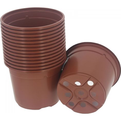 Lot de 15 POTS RONDS Ø 13cm - ROMBERG (1/2)