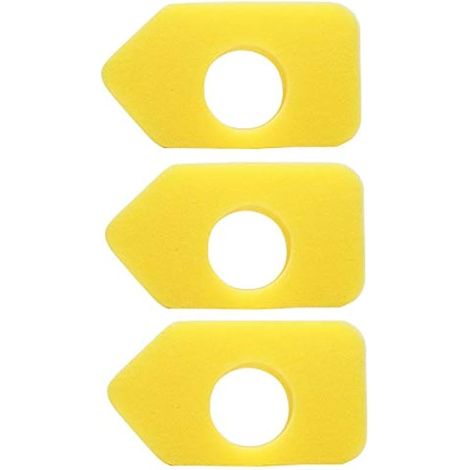 Lot de 3 mousses pour filtre à air pour filtre Briggs & Stratton 698369