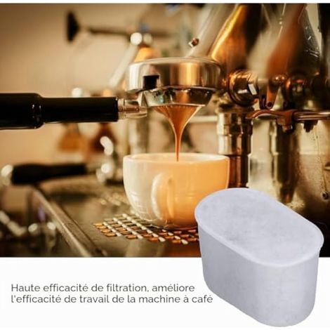 6 Cartouches Filtre Charbon Actif, Compatible Cafetières, Facile à Installer pour Une Eau Pure (1/5)