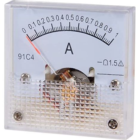 XYWHPGV Ampèremètre analogique CC 0-1A, échelle 0,02A, référence pour (1/5)
