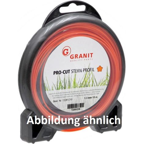 Trimmerfaden Pro Cut Stern Profil Ø3,0mm 60m Nylonfaden Trimmerzubehör Trimmer