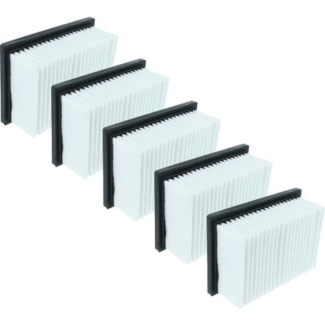 vhbw 5x Filter Replacement for Tennant 1037821 for Carpet Sweeper, Floor Scrubber - Air Filter, Spare Filter