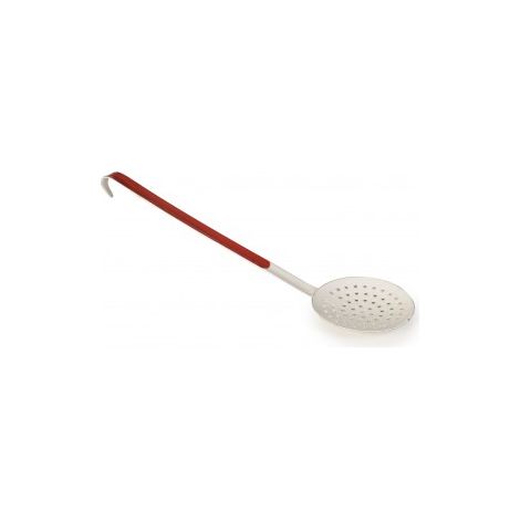 ibili 8411922438130 Espumadera Burdeos acero esmaltado 10x35 cm