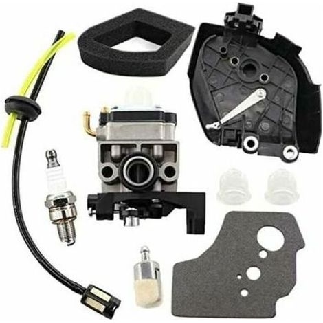 pair Carburateur avec filtre à air, couvercle de filtre à air et boîtier de tuyau à essence pour moteur Honda GX35 GX35NT HHT35S 1.3 CV, pour débroussailleuse et mini moteur à essence. (1/4)