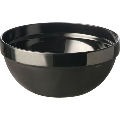 APS 79021 FRIENDLY BOWL Ø 10 cm, altezza 4,5 cm, 0,15 litri, colore nero, realizzato in plastica usata, Made in Germany