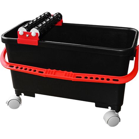 Tileasy Washboy Set including 23 Litre Bucket with Castors and Twin Rollers - WB23
