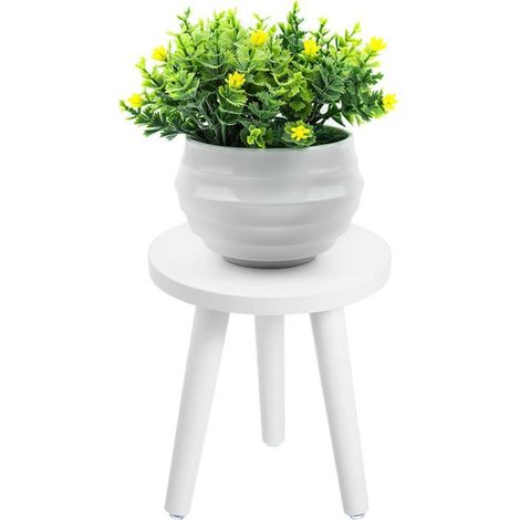 Petit Support De Fleurs En Bois Massif Décorations Support En Bois Mini Jardinières Petite Plante Se Tenir Sous Le Panier À [CA98] (1/5)