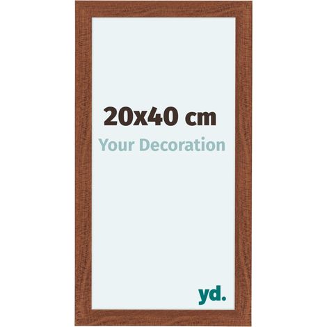 yd. - Cadre photo 20x40 - Noyer - MDF - Como (1/5)