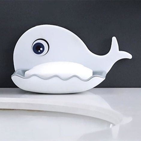 Porte-savon sans perforation pour salle de bain,cuisine,support mural,plateau distributeur de savon avec ventouse PZCC (1/4)