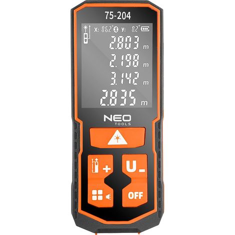 Misuratore Laser 75 204 Range Max 60 Metri Neo
