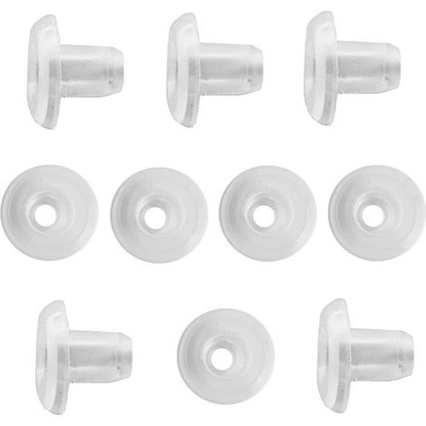 10 pièces de cordon de rail inférieur horizontal pour store vénitien, embouts de cordon, manchons de bobine, bouchons pour trous de store vénitien de 2,5 cm (1 pouce), accessoires pour stores vénitien (1/5)