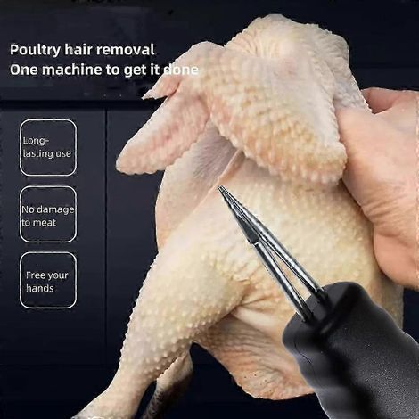 Bonus : ensemble de 10 machines électriques rechargeables pour la défécation des volailles, petite machine à déféquer les poulets (1/3)
