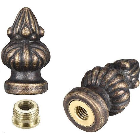 Embout de lampe en métal bronze, bouton décoratif pour abat-jour, lampadaire, lampe de bureau, lampe sur pied, accessoire multifonctionnel (1/4)