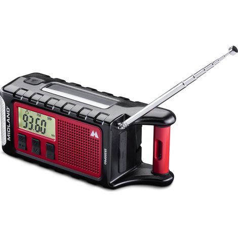 Midland - Emergency Radio - ER300 Pro - Red Black