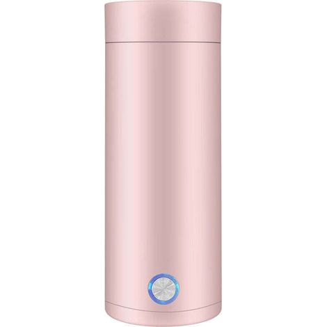 Bouilloire portable 400 ml, mini bouilloire de voyage, en verre, chauffe rapide –
