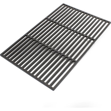 Gusseisen Grillrost eckig 54 x 34 cm massiv für Holzkohlegrill Gasgrill (1/5)