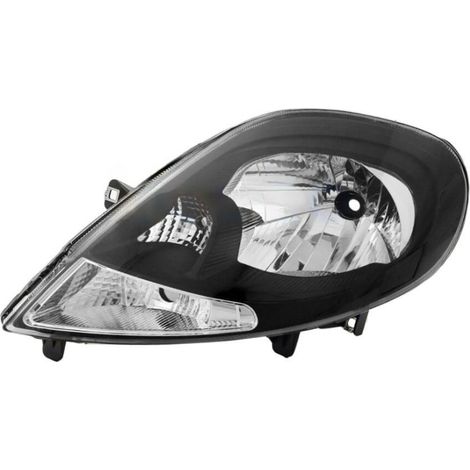 Phare avant gauche H4 noir clignotant blanc Renault Trafic 2 phase 2 2006-2014