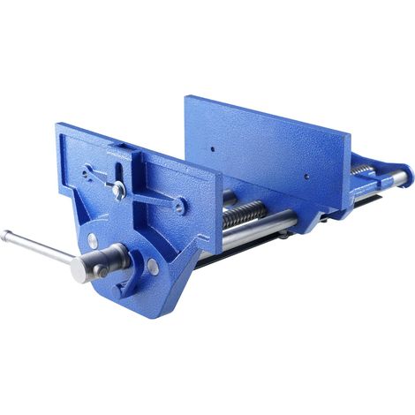 Étau à Bois Ouverture de Mâchoire 335 mm Étau d'Établi pour Travail du Bois en Fonte Robuste 600x270x195 mm avec Levier de Dégagement Rapide pour Travail du Bois, Découpage, Perçage, Bricolage (1/5)