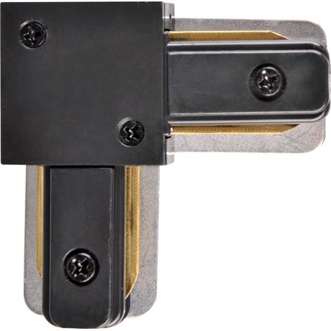 Connettore angolare nero per binario Polux 321879 IP20 (1/5)