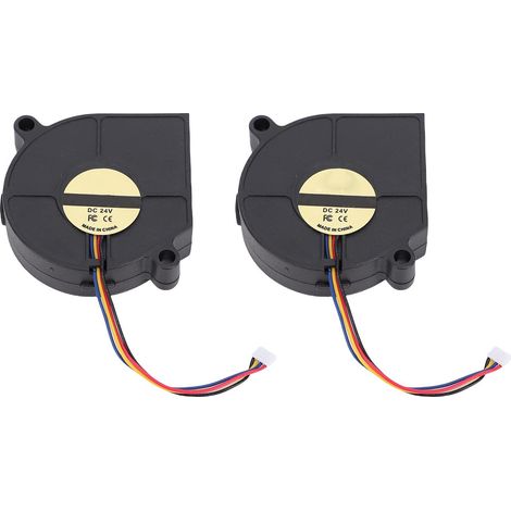 Ventilateur de refroidissement 3D Ortviai AD 5M Pro 24V 5015 double roulement à billes silencieux pour extrudeuse lot de 2 (1/5)