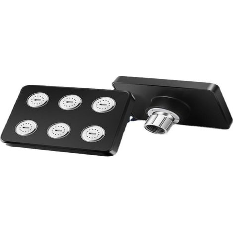 Cabezal de ducha a presión Xiaomanyao, chorro superior pequeño, alto caudal de agua, boquilla de ducha compacta, forma de loto, para baño. (1/4)
