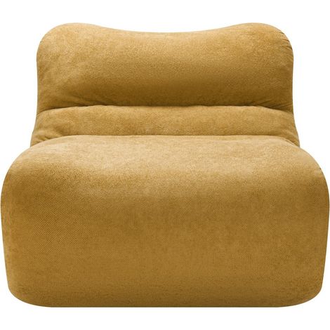 Chauffeuse compressée en tissu chenille bronze - Nido (1/5)