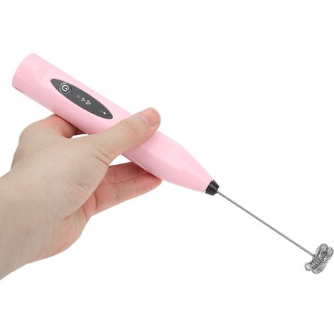 Mélangeur électrique portatif, outil de mélange de colle à résine, mélangeur de résine époxy (rose) (1/5)