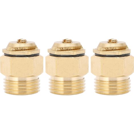 Lot de 3 buses d'arrosage à réfraction G1/2 réglables en cuivre, micro-arroseur, accessoires d'irrigation de jardin (1/5)