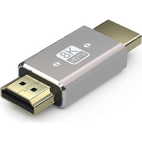 Adaptateur d'extension HDMI 8K compatible 90°/270° coudé à 2,1° mâle vers femelle (1/4)