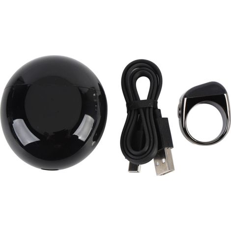 Jeffergarden Compteur de doigts intelligent rechargeable avec rappel de prière, boîtier numérique étanche IP67 en alliage de zinc de 22 mm (1/5)