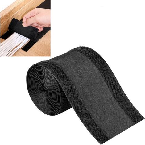 Funda para cables de 1 volumen para alfombras, Protector de cables, Para alfombras en el hogar y la oficina (negro, 30010cm) (1/5)