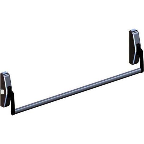 Fermeture anti-panique 1 point noir coupe-feu 1250mm - JPM - 89D100-22-2A
