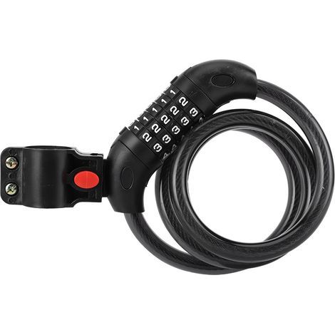 Antivol pour vélo électrique VTT, fixe et portable, à code (1/5)