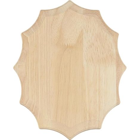 Plaque en Bois Brut 25X19.8X1.6cm Plaque Ovale en Bois Plaque Ovale Tranche de Bois Base Artisanale en Bois Brut Plaque en Bois Vierge Non Finie pour la Peinture et L'Artisanat (1/5)