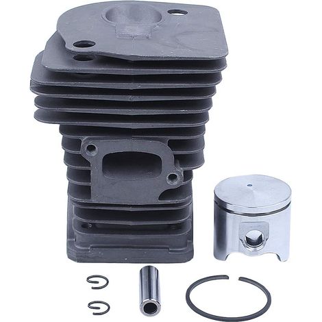 44mm piston and cylinder block kit for Husqvarna 350H chainsaw, compatible replacement cylinder/piston ring kit.--DTEKGAZ