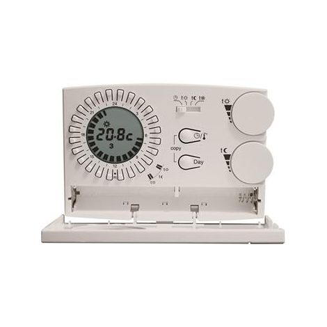 Cronotermostato analogico digitale Bianco serie EASY Perry 1CRCR309/S