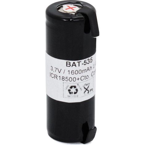 Bateria Litio 3,7V 1600ma Con Cto. Control IR18490