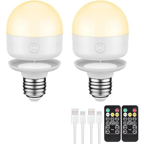 Lampada da scrivania ricaricabile tramite USB da 7W, tricolore, con sgancio magnetico, confezione da 2 pezzi. (1/4)