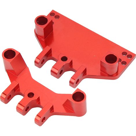 Support de biellette de servo en alliage d'aluminium pour voitures RC MN86K, MN86KS, MN86 et MN86S (échelle 1/12), rouge. (1/5)