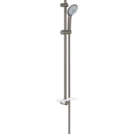 Grohe Euphoria - Duschkopfset Massage 110, Stange und Schlauch, 3 Strahlen, Hard Graphite gebürstet 27226AL1 (1/2)