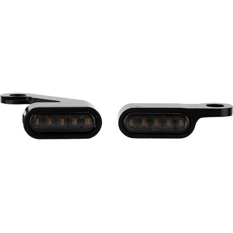 Mini feux de virage à LED, clignotants, alliage d'aluminium résistant à la corrosion, accessoires moto (1/5)
